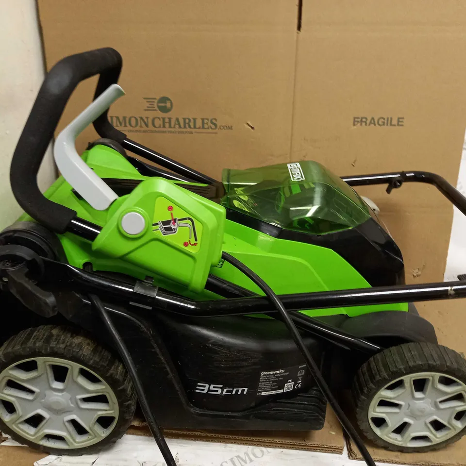 GREENWORKS GMAX CORDLESS LAWNMOWER 40V