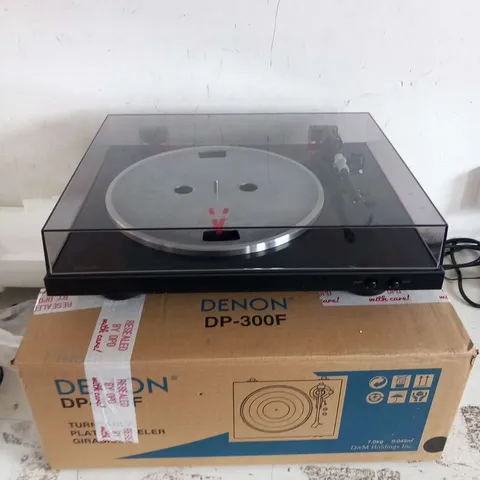 DENON DP300 BLACK RSEXC HIFI TURNTABLE