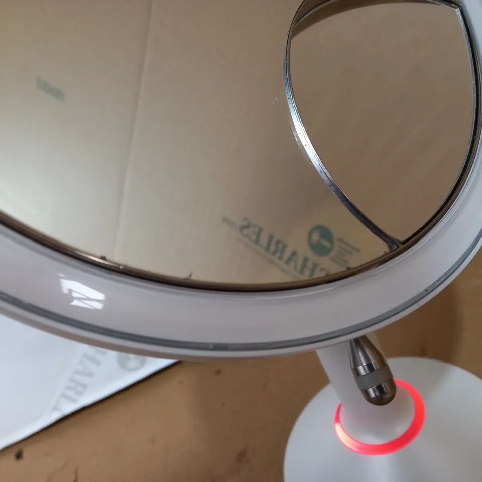 SIMPLEHUMAN SENSOR MIRROR TRIO WITH TOUCH CONTROL BRIGHTNESS- WHITE STAINLESS STEEL