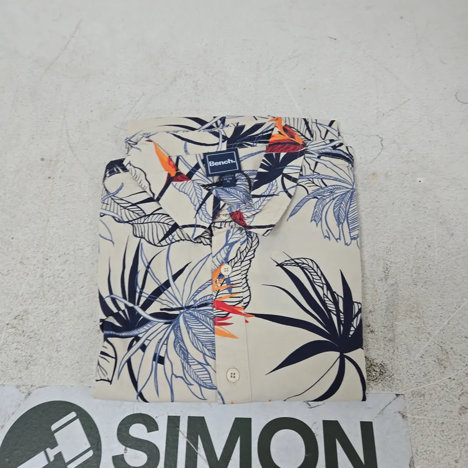 BENCH. TROPICAL PRINT SHIRT – UK XL (EU 54)