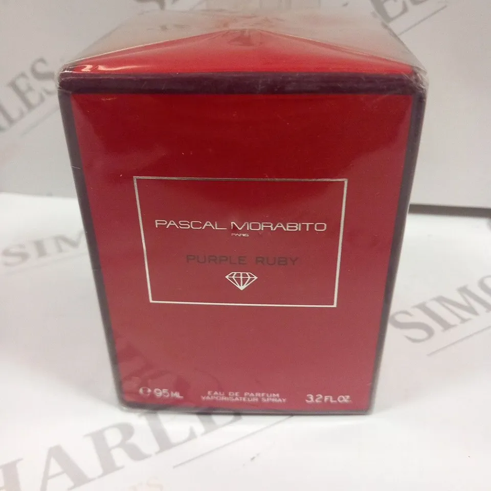 BOXED AND SEALED PASCAL MORABITO PARIS PURPLE RUBY EAU DE PARFUM 95ML