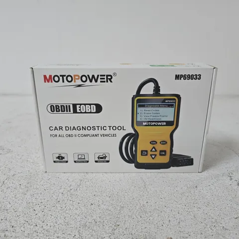 BOXED MOTOPOWER OBDII E0BD CAR DIAGNOSTIC TOOL