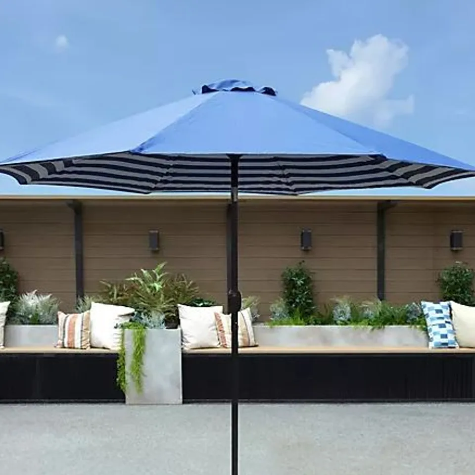 MY GARDEN STORIES DOUBLE SIDED PRINTED PARASOL NAUTICAL
