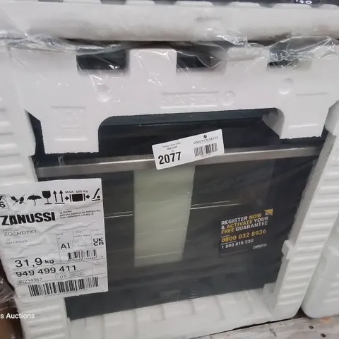 ZANUSSI SERIES 20 FANCOOK BUILT IN CATALYTIC SINGLE OVEN IN STAINLESS STEEL Model ZOCND7X1