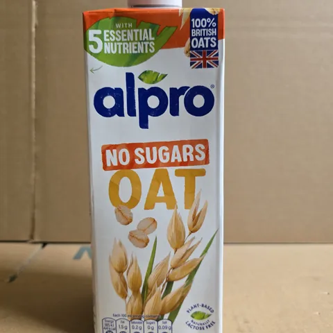ALPRO NO SUGARS OAT DRINK – 1L CARTON - X8