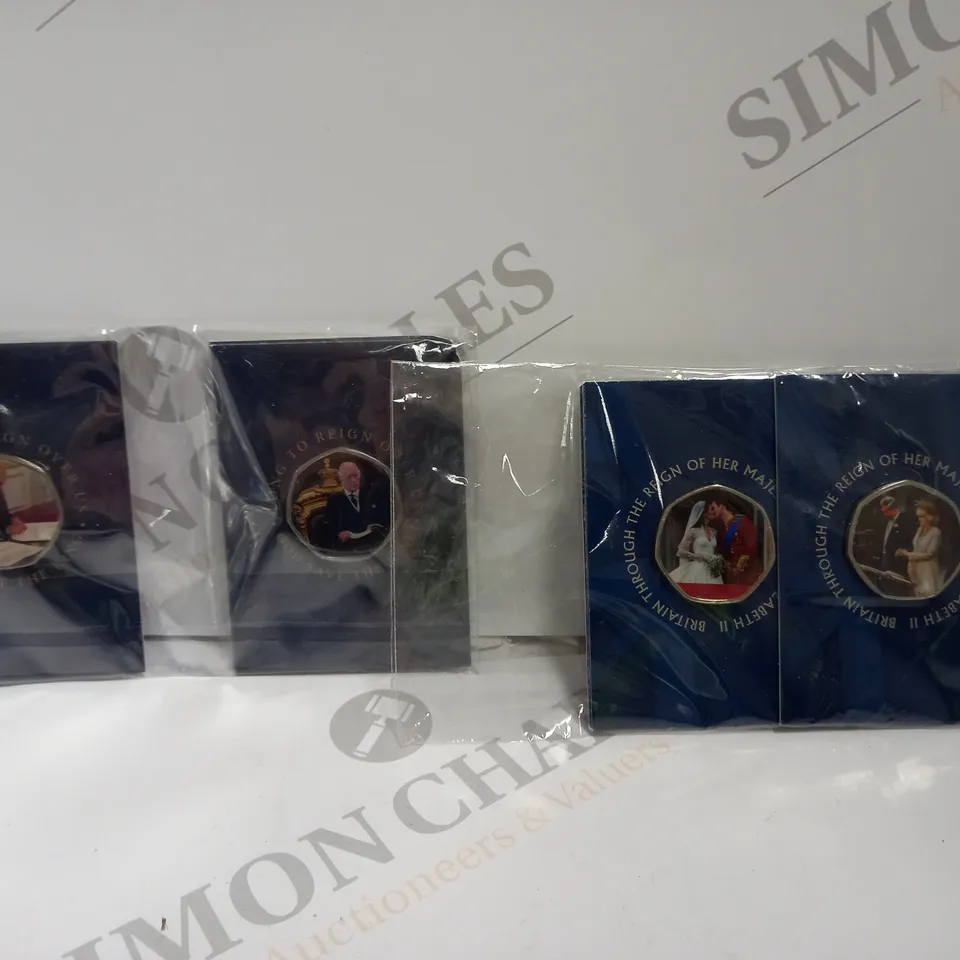 BOX TO CONTAIN APPROX. 19 X ASSORTED COLLECTORS COINS/MEDALS. BRITISH THEMED