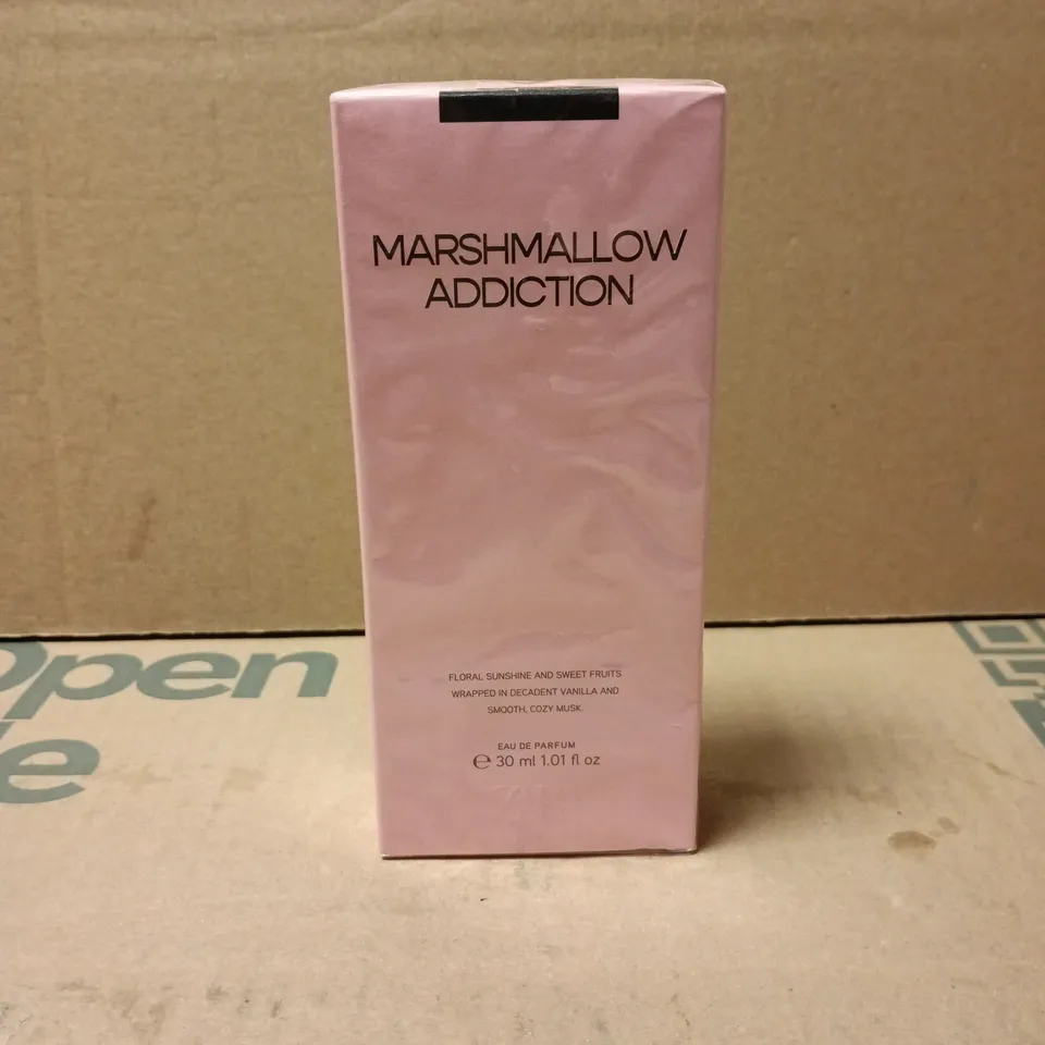 BOXED AND SESLED ZARA MARSHMALLOW ADDICTION EAU DE PARFUM 30ML