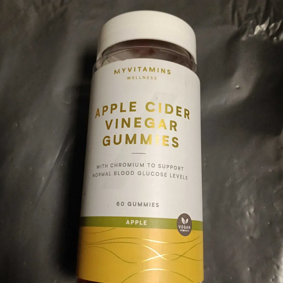MYVITAMINS APPLE CIDER VINEGAR GUMMIES – 60 GUMMIES, VEGAN FRIENDLY