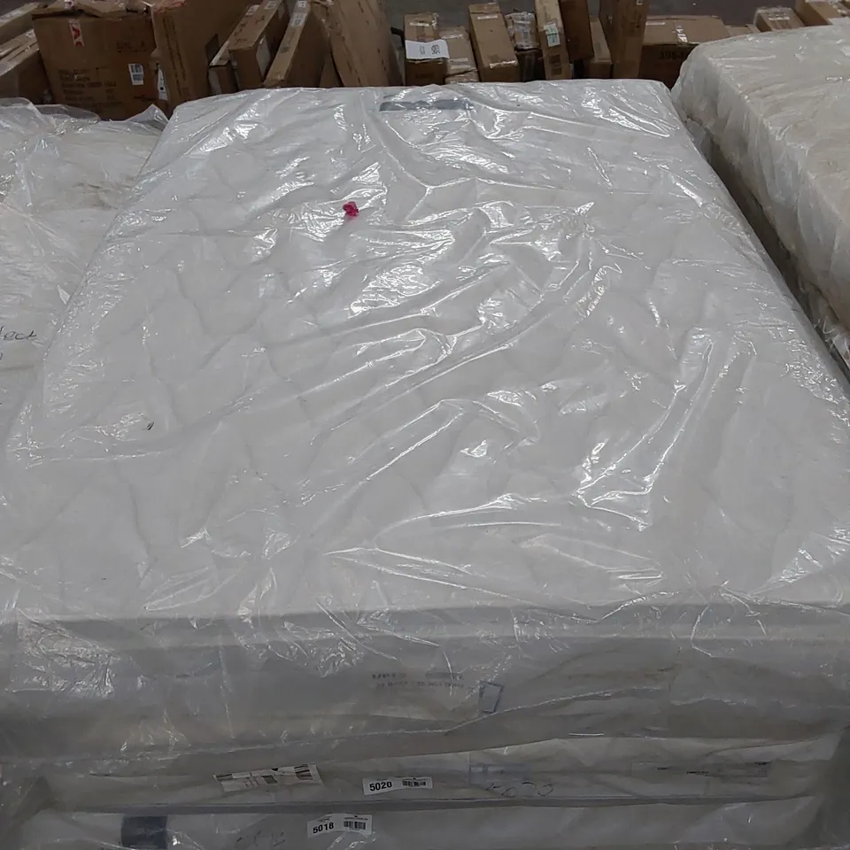 BAGGED SILENTNIGHT 4FT6 DOUBLE SIZED MICRO-QUILTED PILLOWTOP MATTRESS 