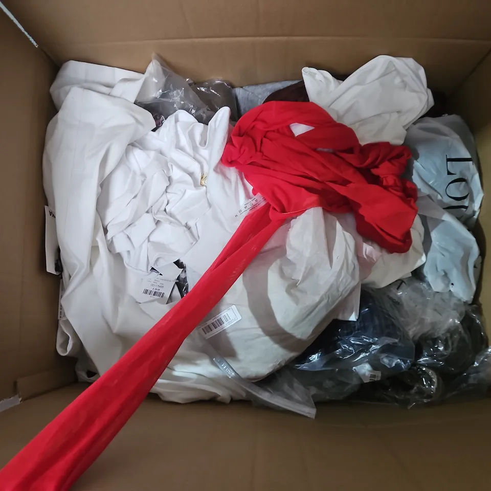APPROXIMATELY 25 ASSORTED CLOTHING AND FASHION PRODUCTS IN VARIOUS STYLES AND SIZES - COLLECTION ONLY