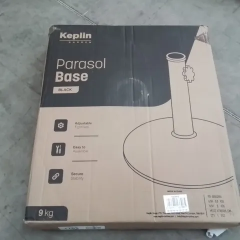 BOXED KEPLIN GARDEN PARASOL BASE -COLOURS VARY-