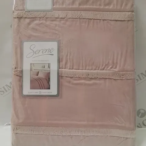 BRAND NEW SERENE SINGLE DUVET COVER SET -PINK-