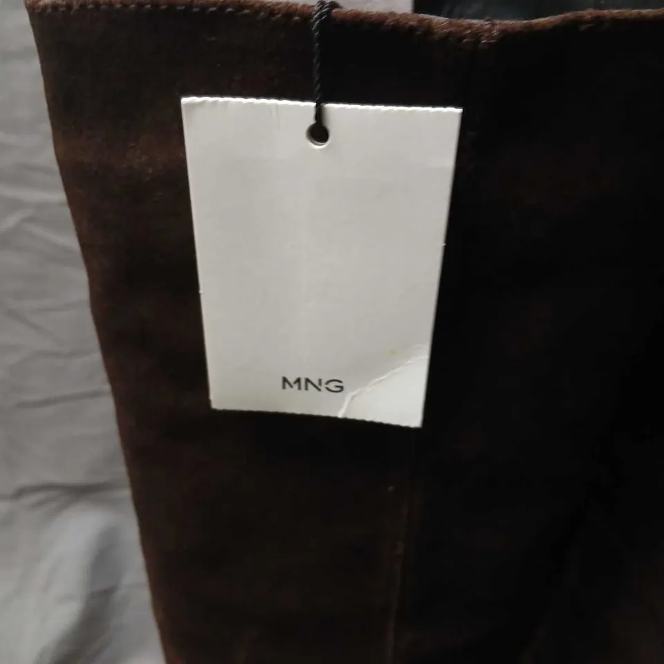 MNG BY MANGO WOMEN'S SUEDE KNEE-HIGH BOOTS – UK 6 (EU 39)