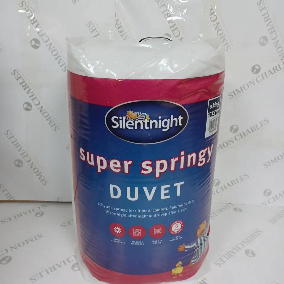 SILENTNIGHT SUPER SPRING DUVET - SIZE KING 