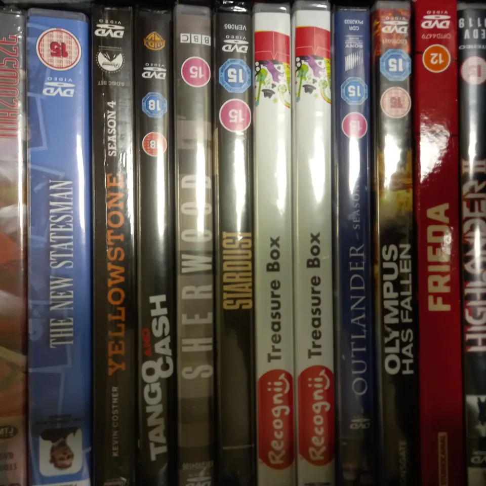 LOT OF 23 ASSORTED DVDS, TO INCLUDE GAME OF THRONES, TERMINATOR, TENET, ETC