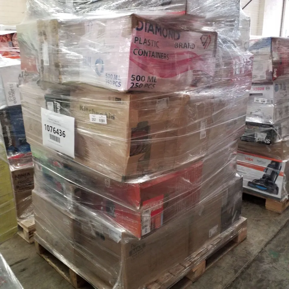 PALLET OF APPROXIMATELY 30 UNPROCESSED RAW RETURN HOUSEHOLD AND ELECTRICAL GOODS TO INCLUDE;