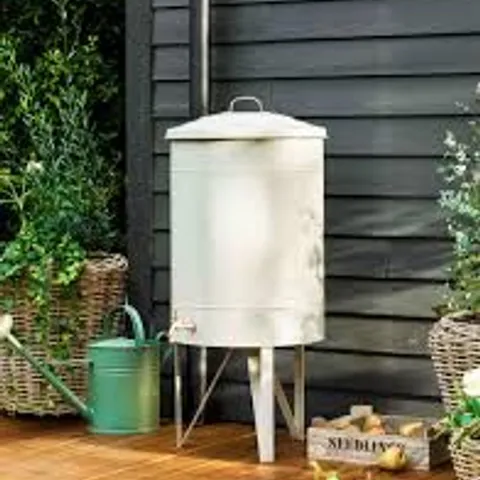 BOXED CLASSIC WATER BUTT 100L - CLAY