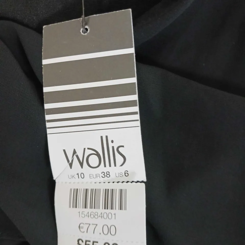 WALLIS LADIES BLACK SLEEVELESS  JUMPSUITSIZE UK 10