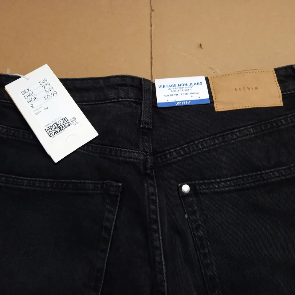 & DENIM VINTAGE MOM JEANS - UK 12