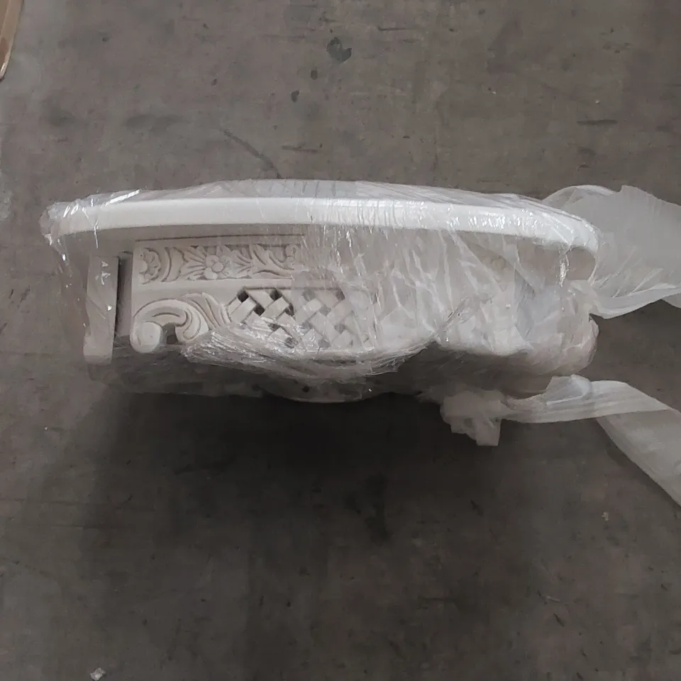 BOXED HOMESDIRECT365 ANTIQUE FRENCH STYLE STOOL
