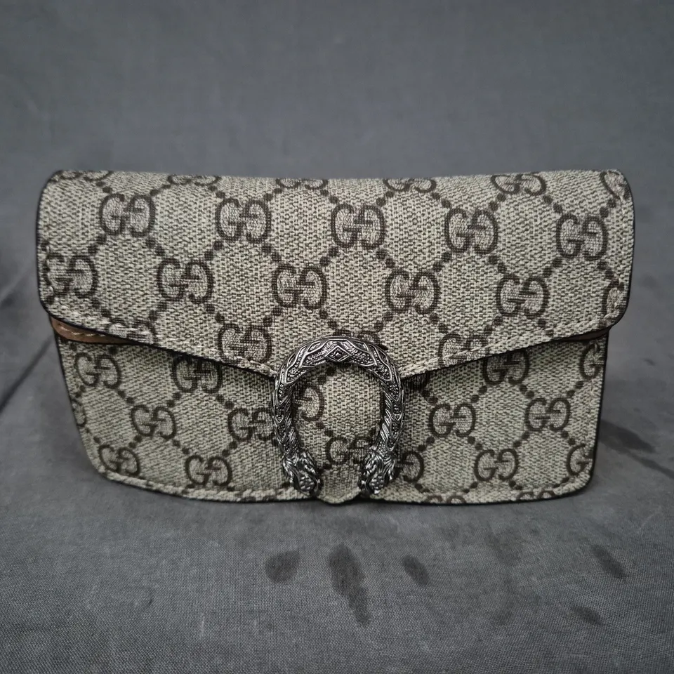GUCCI GG MONOGRAM CANVAS PURSE