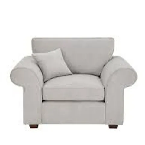 BRAND NEW PACKAGED LUDO FABRIC ARMCHAIR - GREY 