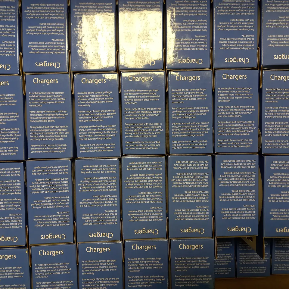 LOT OF APPROXIMATELY 100 PLUG N GO CHARGERS