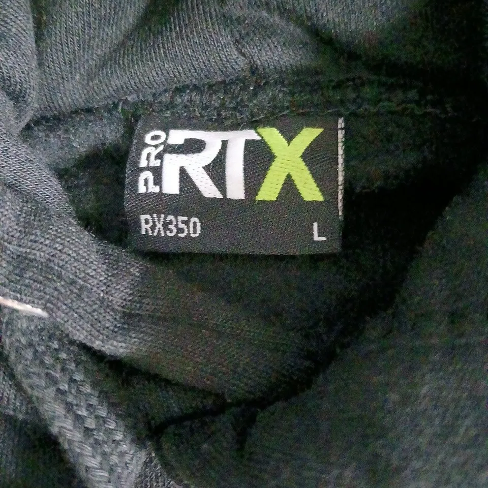 APPROXIMATELY 15 PCS ALPHAGREEN HOODIE – BLACK WITH WHITE LOGO, SIZE L