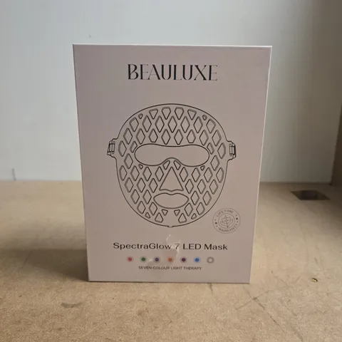 BEAULUXE SPECTRAGLOW 7 LED MASK – SEVEN-COLOUR LIGHT THERAPY (BOXED)