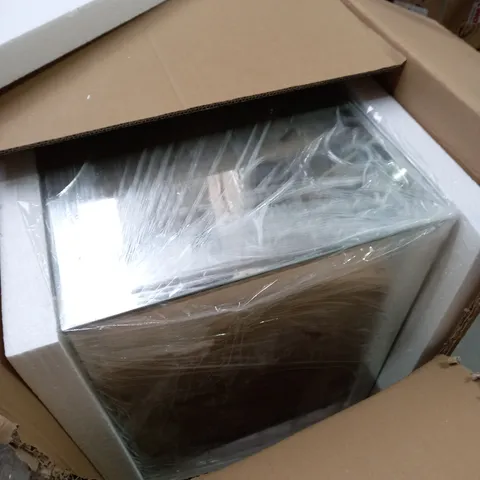 MONTE CARLO READY ASSEMBLED LAMP TABLE - MIRRORED SOME GLASS BROKEN