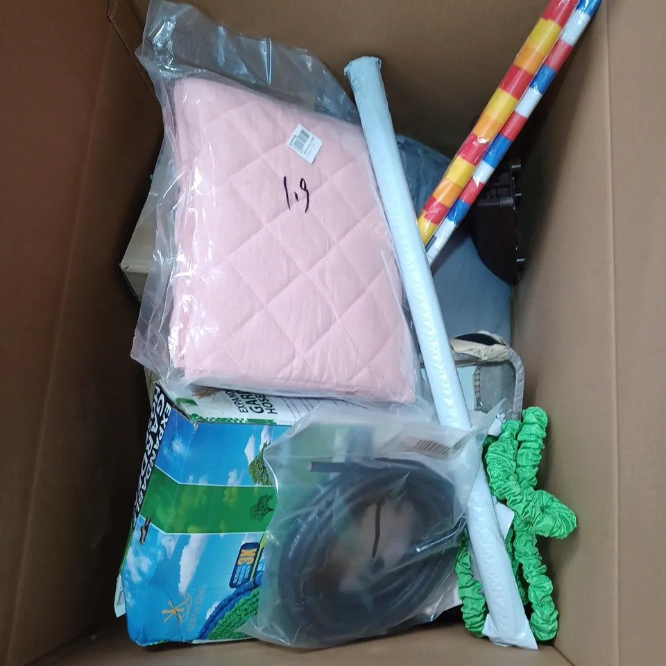 BOX TO CONTAIN APPROX. 15 X ASSORTED HOUSEHOLD PRODUCTS, INCLUDES FRUIT PRESS, VACCUM SEAL BAGS, CAT BOWL ETC 