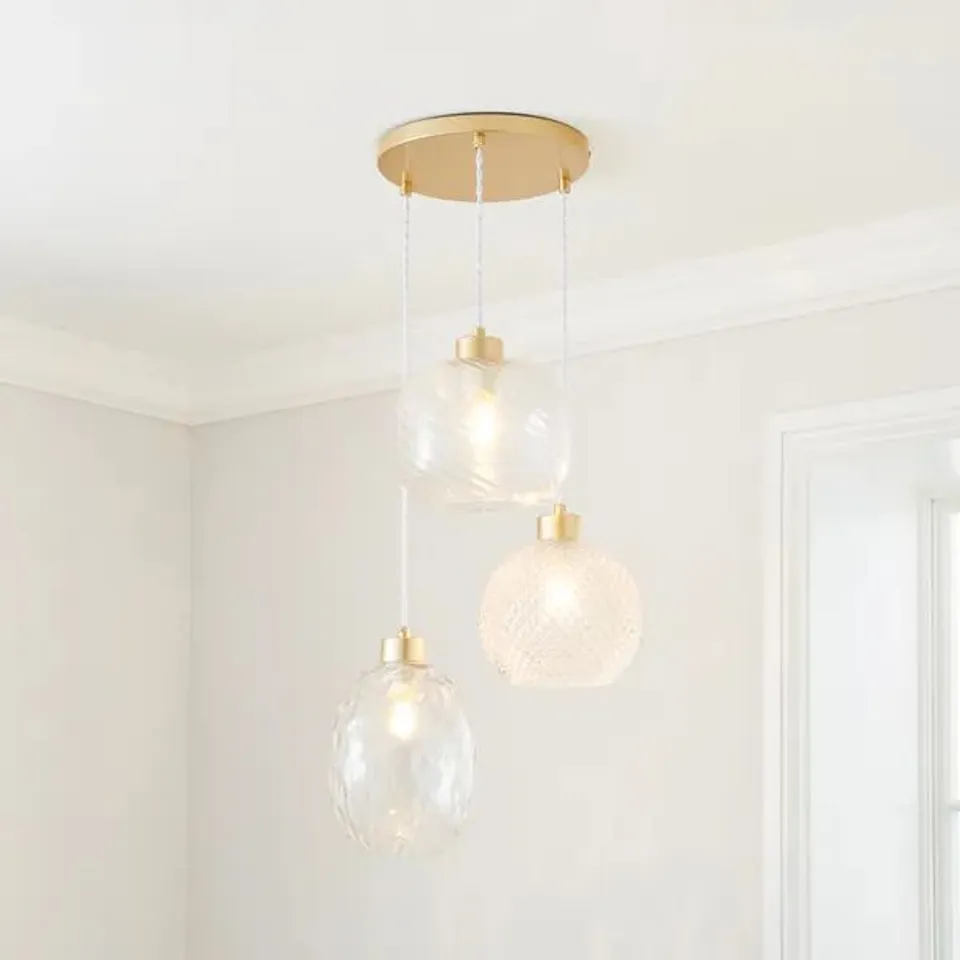 BOXED ELODIE 3 LIGHT CLUSTER CEILING LIGHT
