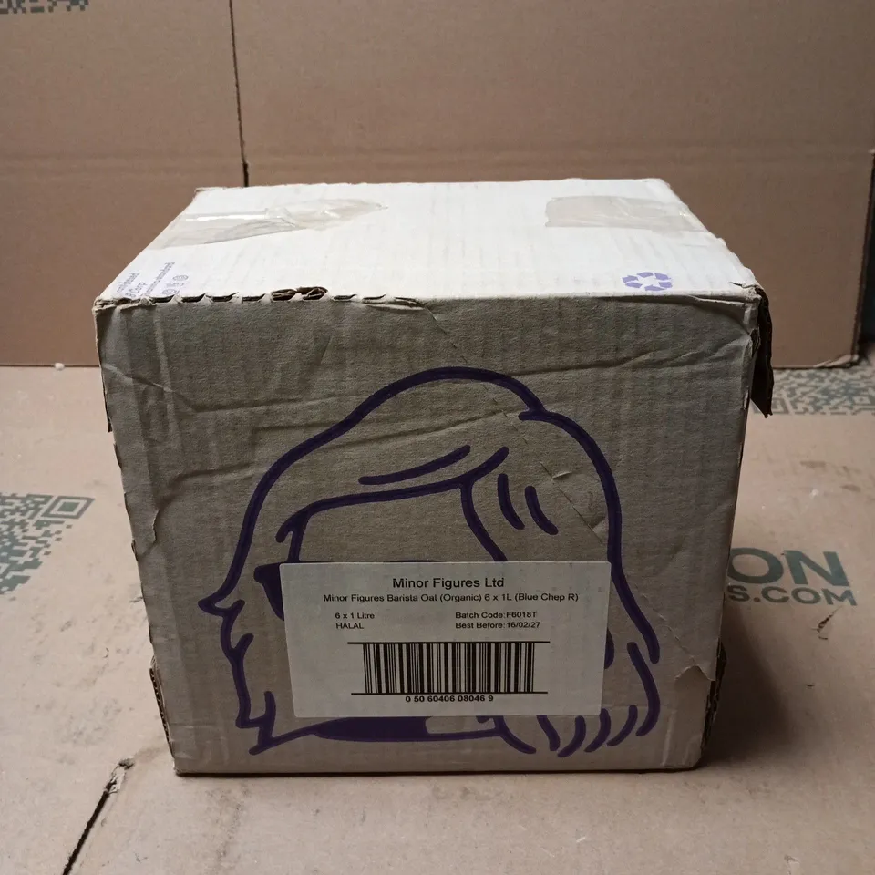 MINOR FIGURES BARISTA OAT MILK (ORGANIC) 6 X 1 LITRE