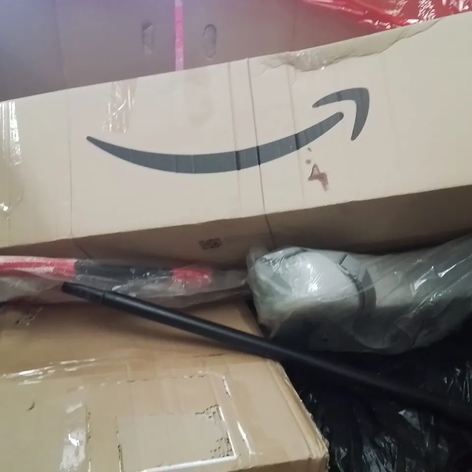 PALLET OF ASSORTED HOUSEHOLD GOODS AND PRODUCTS TO INCLUDE;SHEARS,CUSHION,BIKE PUMP