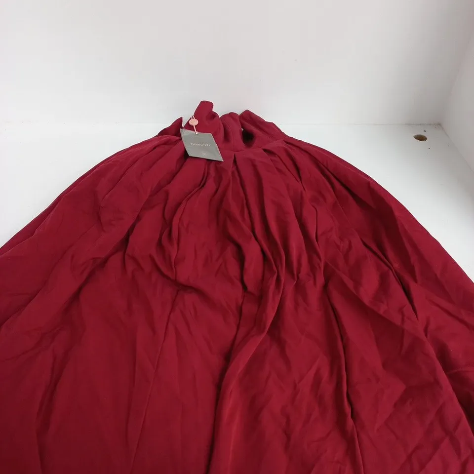 HOUSE OF CB PANDORA RHUBARB DRESS – UK SMALL (S)
