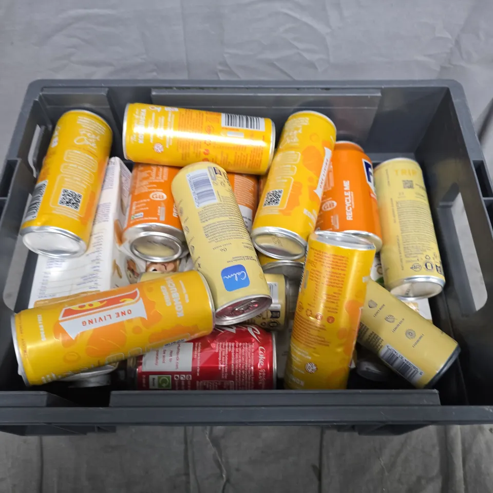 APPROXIMATELY 5 ASSORTED FOOD ITEMS TO INCLUDE - COKE, FANTA AND TRIP