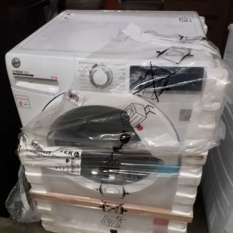 HOOVER H-WASH 300 H3WO4105TA4/1-80 10KG LOAD, 1400 SPIN, B RATED WASHING MACHINE - WHITE
