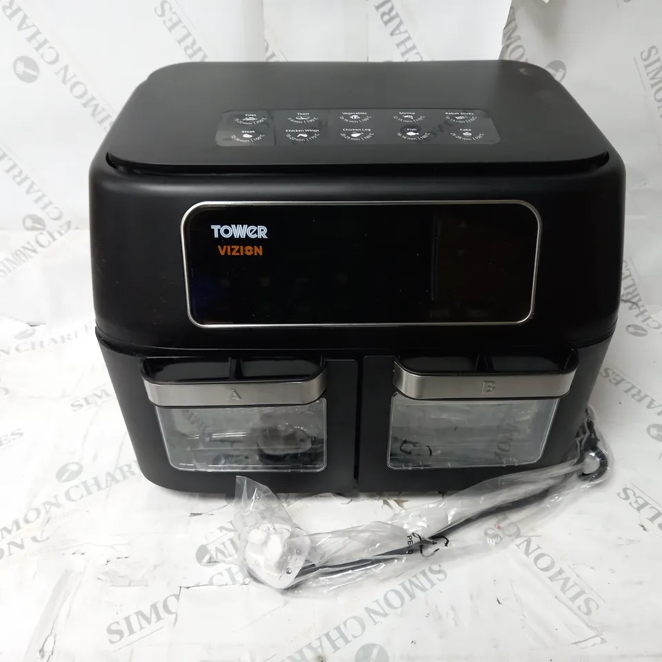 BOXED TOWER VORTX VIZION EXPRESS DUAL 11L AIR FRYER