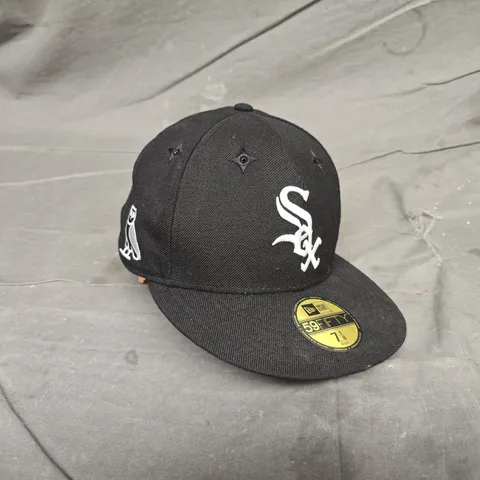 Chicago White Sox Authentic Collection Low Profile 59FIFTY IN BLACK SIZE 7 1/8