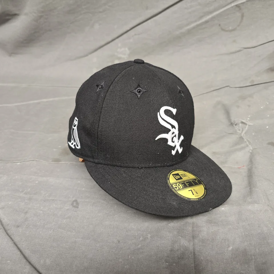 Chicago White Sox Authentic Collection Low Profile 59FIFTY IN BLACK SIZE 7 1/8 