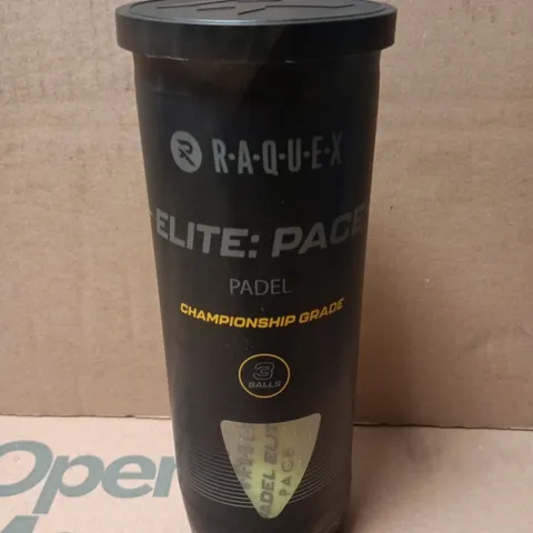 RAQUEX ELITE: PADEL BALLS – CHAMPIONSHIP GRADE (3 BALLS)