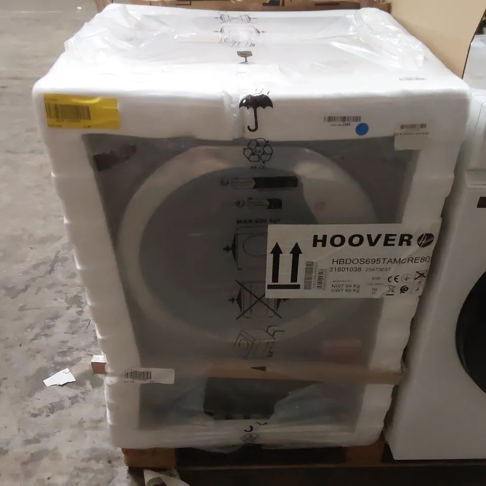 HOOVER HBDOS695TAMCRE80 H-WASH & DRY 300 9KG WASH 5KG DRY 1600RPM INTEGRATED WASHER DRYER - GRAPHITE 