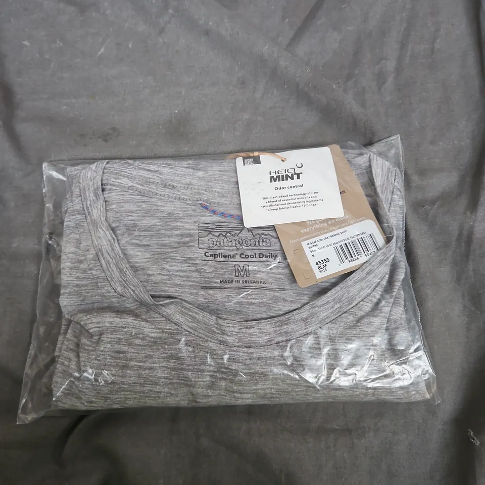 PATAGONIA CAPILENE COOL DAILY T-SHIRT – HEATHER GREY, SIZE M