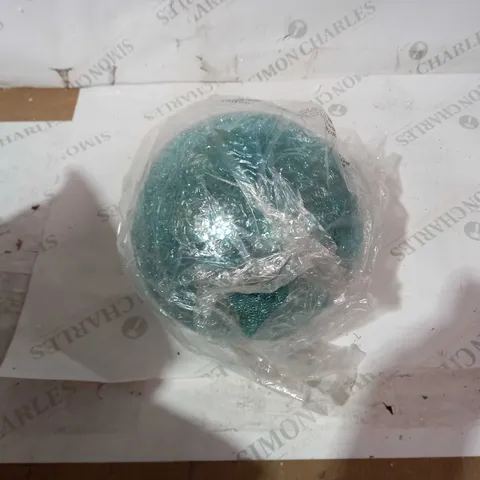 MR CHRISTMAS 8" GLASS CRACKLE SPHERE WITH ROTATING LIGHT