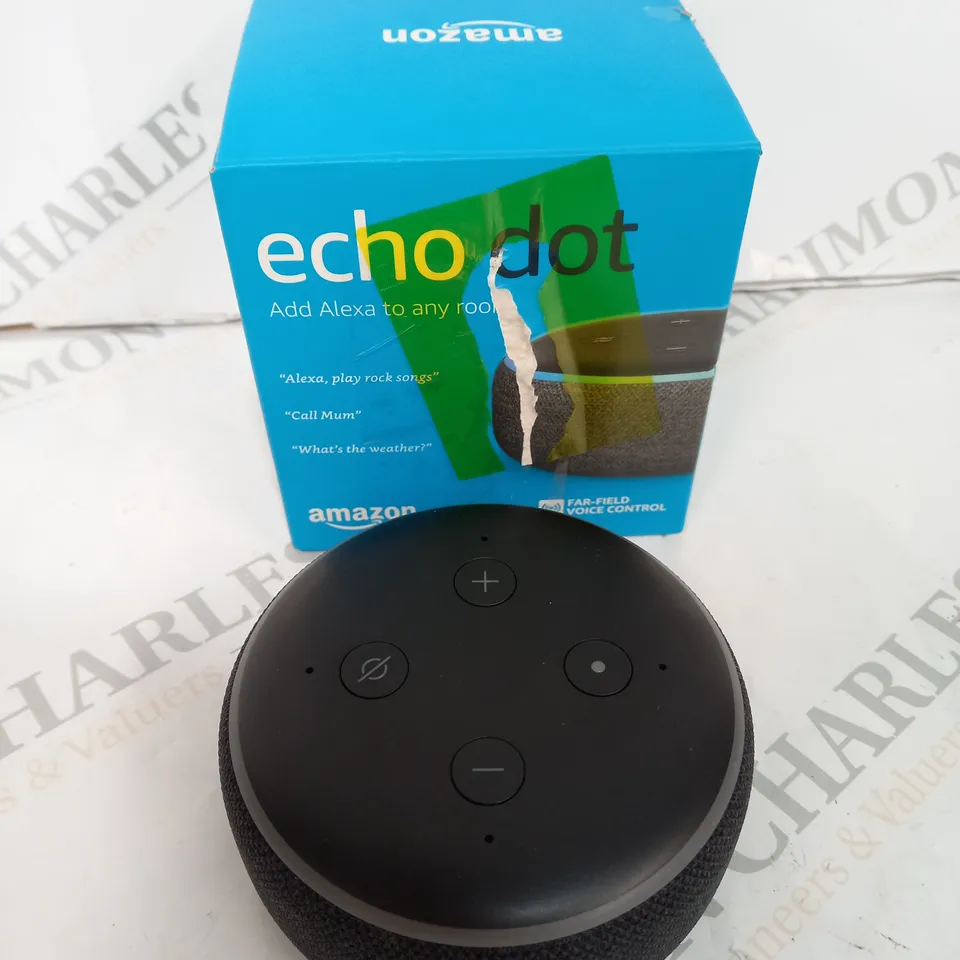 BOXED AMAZON ECHO DOT SPEAKER