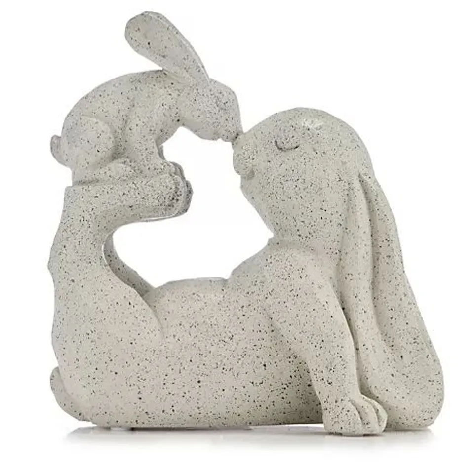 GARDEN STORIES RABBITS OUTDOOR DECORATIVE ORNAMENT BOXED