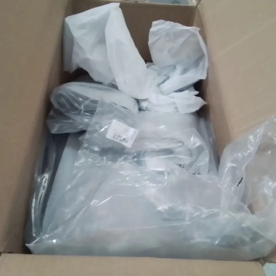 BOXED BRAND NEW APPROXIMATELY 9 JD WILLIAMS METALLIC WIDE LEG JEANS SILVER SIZE 20