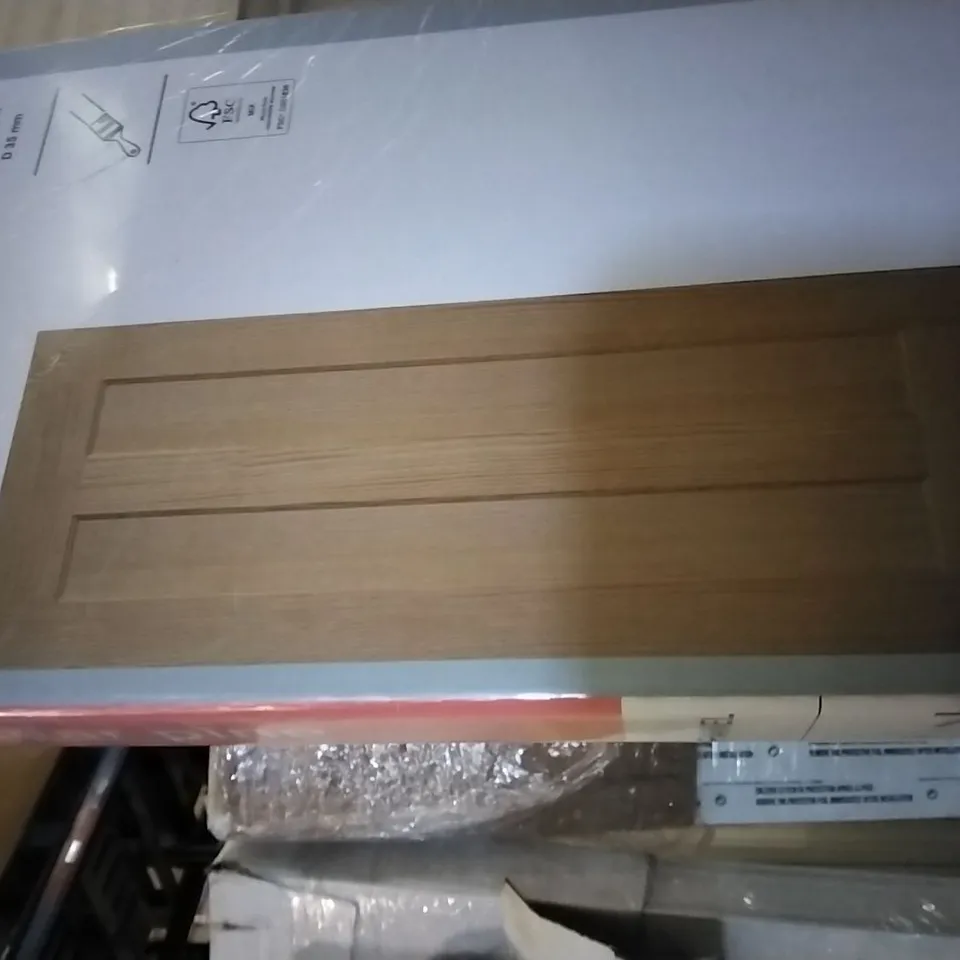 VERTICAL 2 PANEL CLEAR PINE INTERNAL DOOR 762 X 1981MM