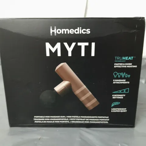 BOXED HOMEDICS MYTI PORTABLE MINI MASSAGER