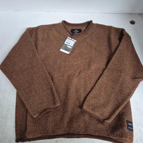 FINISTERRE WOMEN'S BARENTS JUMPER – BROWN, UK 14 (EU 42) – BRAND LABELLED